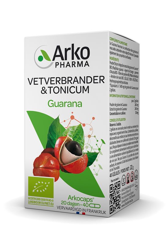 Foto van Arkocaps guarana biologisch capsules