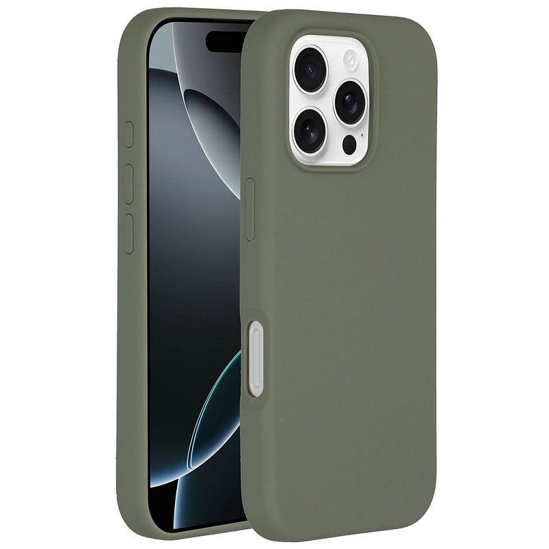 Foto van Accezz liquid silicone backcover met magsafe iphone 16 pro telefoonhoesje