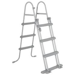 Foto van Bestway zwembadladder flowclear met 4 treden 107 cm