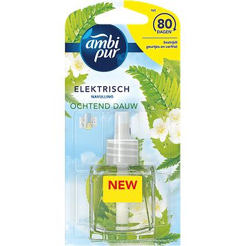 Foto van 40% korting | ambi pur elektrische luchtverfrisser navulling ochtend dauw 20ml aanbieding bij jumbo