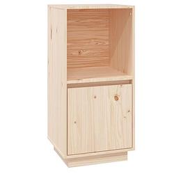 Foto van Vidaxl dressoir 38x35x80 cm massief grenenhout