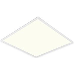 Foto van Led paneel - aigi clena - 60x60 natuurlijk wit 4000k - 40w inbouw vierkant - mat wit - flikkervrij