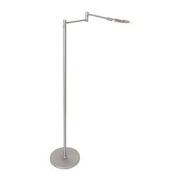 Foto van Moderne vloerlamp - steinhauer - glas - modern - led - l: 23cm - voor binnen - woonkamer - eetkamer - zilver