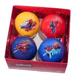 Foto van Kurt s. adler - box kerstbal plastic d7.5 spidermn 4st