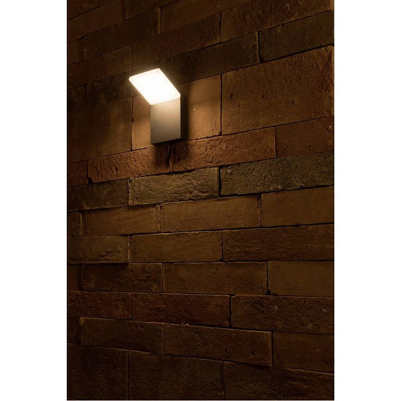 Foto van Slv slv 232905 led-buitenlamp (wand) 9 w antraciet