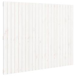 Foto van Infiori wandhoofdbord 140x3x110 cm massief grenenhout wit