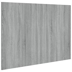 Foto van Vidaxl hoofdbord 120x1,5x80 cm bewerkt hout grijs sonoma eikenkleurig