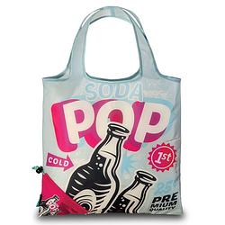 Foto van Punta shopper sodapop dames 12 liter polyester blauw/roze
