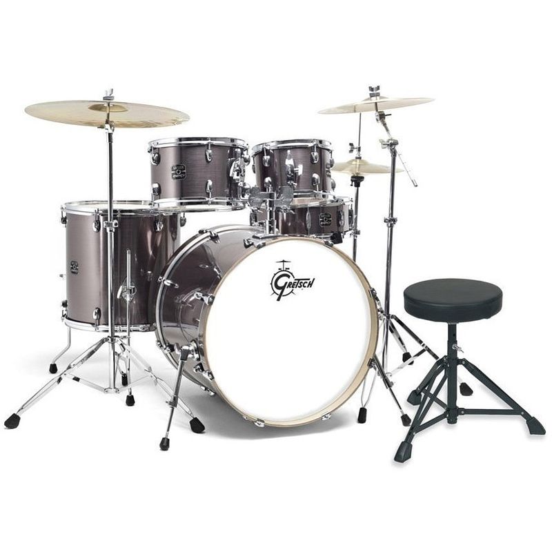 Foto van Gretsch drums ge2-e825tk-gs ge2 energy drumstel grijs