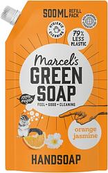 Foto van Marcels green soap handzeep sinaasappel & jasmijn navulling