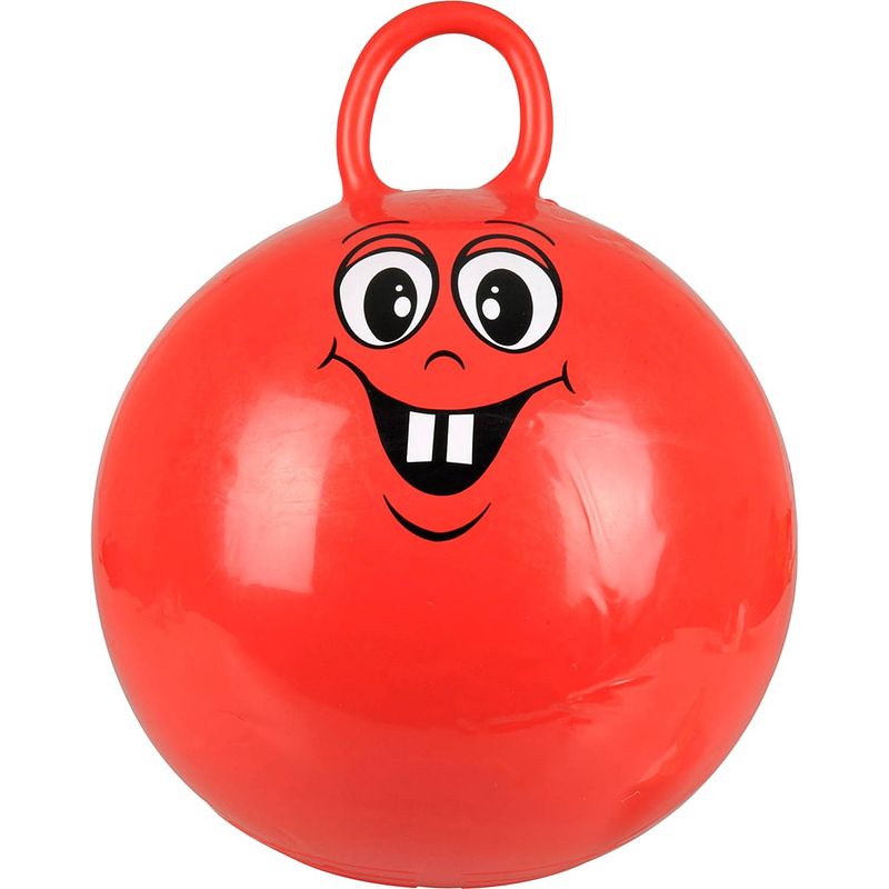 Foto van Johntoy skippybal outdoor fun 50 cm rood