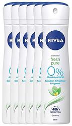 Foto van Nivea fresh pure deodorant spray voordeelverpakking