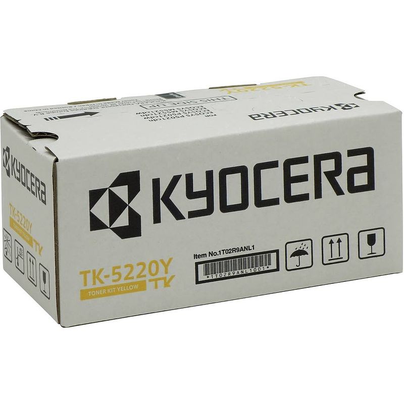 Foto van Kyocera toner tk-5220y 1t02r9anl1 origineel geel 1200 bladzijden