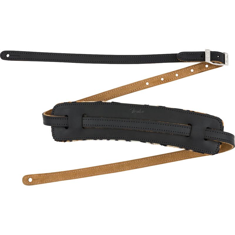 Foto van Fender strummer vintage strap black signature gitaarband