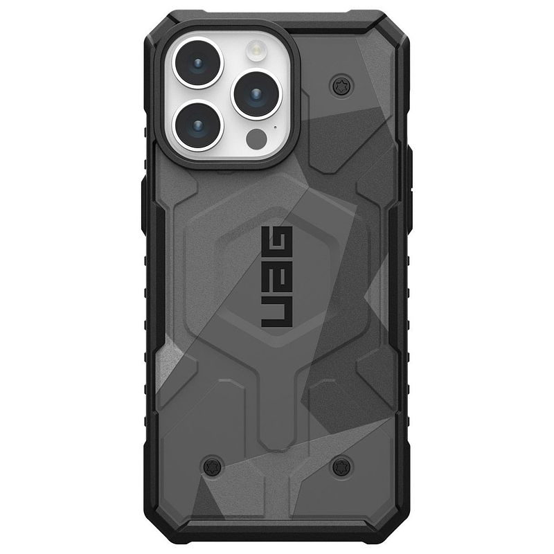 Foto van Uag pathfinder backcover iphone 15 pro max telefoonhoesje zwart