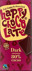 Foto van Happy chocolate dark 80% cacao
