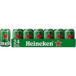 Foto van Heineken premium pilsener bier blik 24 x 330ml bij jumbo