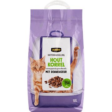 Foto van Jumbo kattenbakvulling houtkorrels