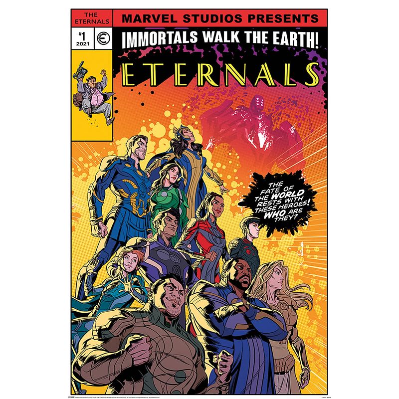 Foto van Pyramid the eternals immortals walk the earth poster 61x91,5cm