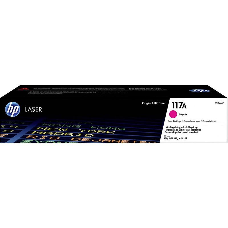 Foto van Hp 117a w2073a toner magenta 700 bladzijden origineel toner