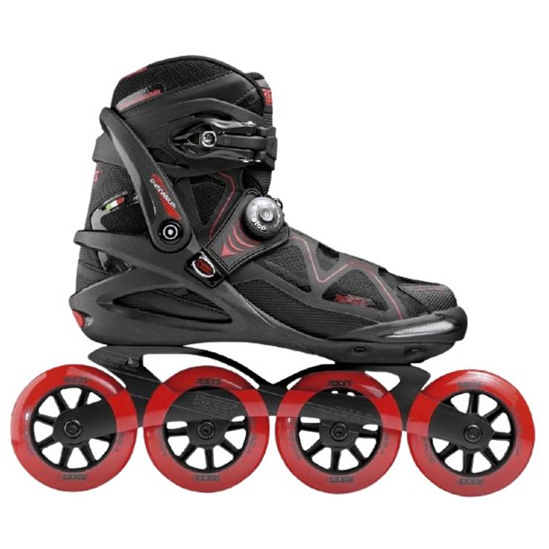 Foto van Roces inlineskates gymnasium m-2.0 90 mm 82a zwart/rood