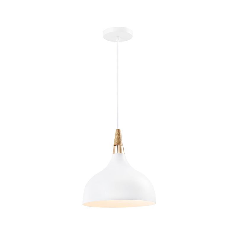 Foto van Quvio hanglamp rond wit - quv5136l-white