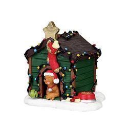 Foto van Lemax - 'sdecorated light doghouse's - figuur