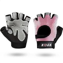 Foto van Zeuz® sport & fitness handschoenen dames - krachttraining artikelen - gym & crossfit training - gloves voor meer grip