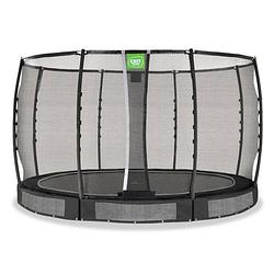 Foto van Exit allure premium inground trampoline ø427cm - zwart