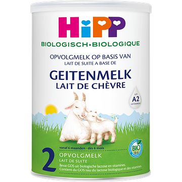 Foto van Hipp biologisch opvolgmelk op basis van geitenmelk 2 vanaf 6 maanden 400g bij jumbo