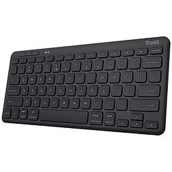 Foto van Trust lyra compact wireless keyboard be toetsenbord