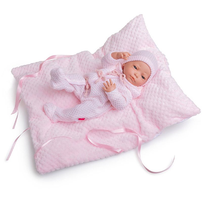 Foto van Berjuan babypop newborn special meisjes 45 cm roze