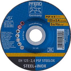 Foto van Pferd psf steelox 61720326 doorslijpschijf gebogen 125 mm 22.23 mm 25 stuk(s)