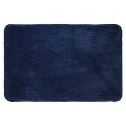 Foto van Sealskin badmat angora - polyester - 60 x 90 cm - blauw