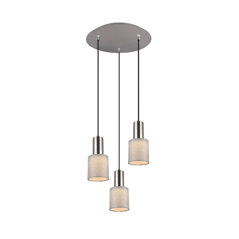 Foto van Moderne hanglamp wailer - metaal - grijs