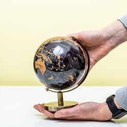 Foto van Globe met krasfolie - klein