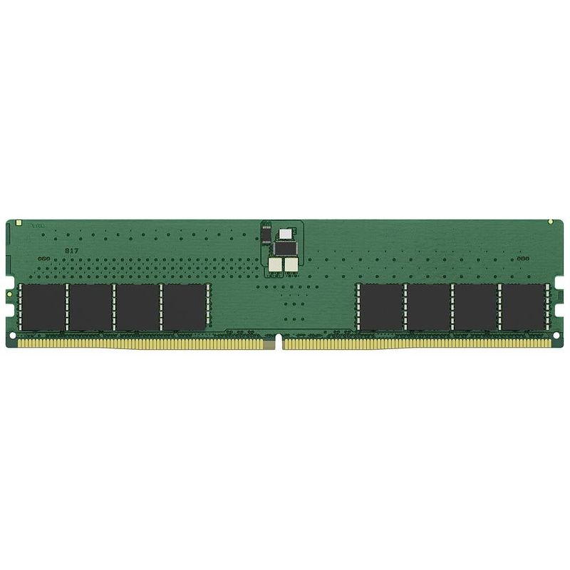 Foto van Kingston valueram werkgeheugenmodule voor pc ddr5 32 gb 1 x 32 gb non-ecc 4800 mhz 288-pins dimm cl40 kvr48u40bd8-32