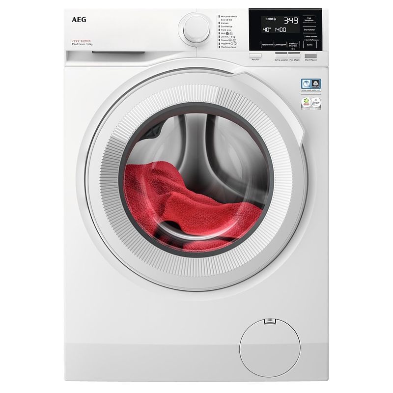 Foto van Aeg lr73842 prosteam wasmachine wit