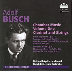 Foto van Busch: chamber music for clarinet and strings - cd (5060113440853)