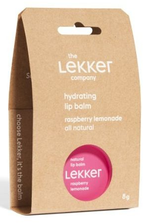 Foto van Lekker natural raspberry lemonade lipbalsem