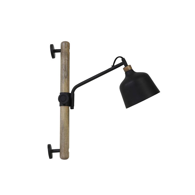 Foto van Light & living - wandlamp banu - 40x14x44cm - zwart