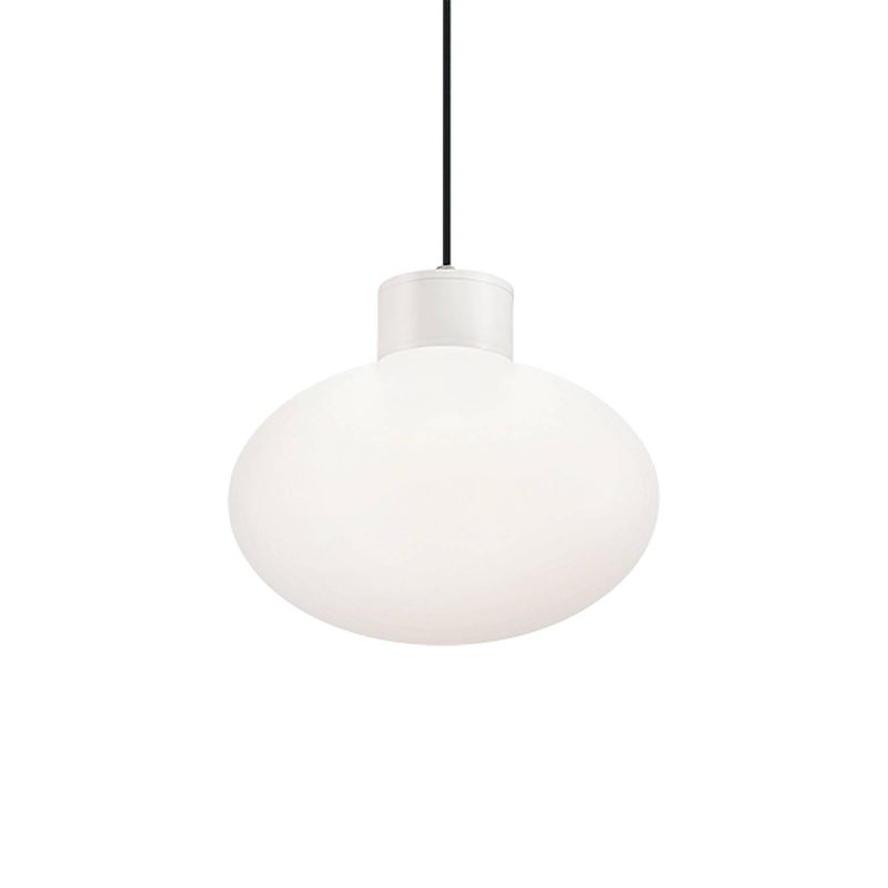 Foto van Ideal lux - clio - hanglamp - aluminium - e27 - wit