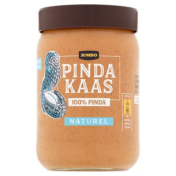 Foto van Jumbo pindakaas naturel 100% pinda 600g