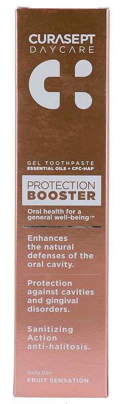 Foto van Curasept daycare protection booster gel toothpaste - fruit sensation