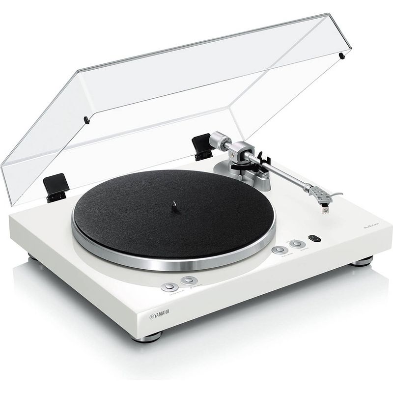 Foto van Yamaha musiccast vinyl 500 platenspeler - wit - draadloos