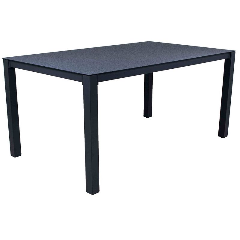 Foto van Giga meubel tuintafel aluminium antraciet 160cm - tafel dante