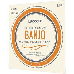 Foto van D'saddario ej63i nickel medium 12-36 snaren voor ierse tenor banjo