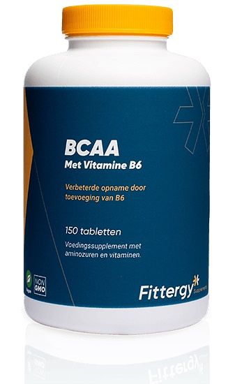 Foto van Fittergy bcaa met vitamine b6 tabletten