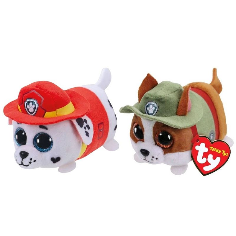 Foto van Ty - knuffel - teeny paw patrol - marshal & tracker