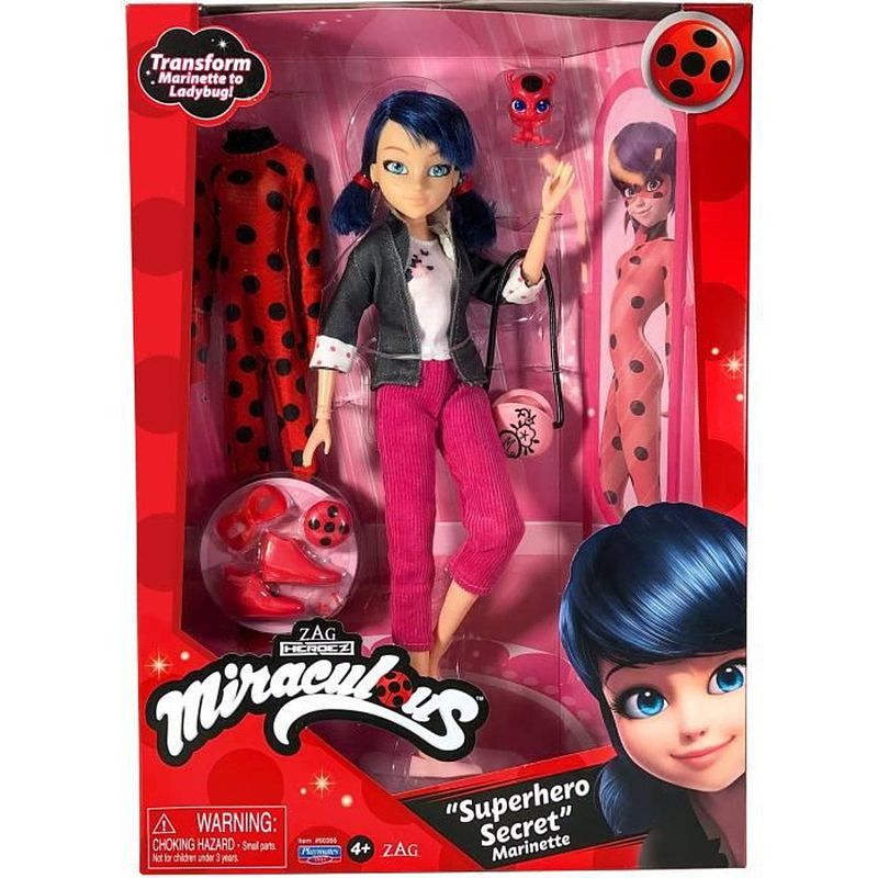 Foto van Miraculous ladybug - modepop 26 cm en haar twee outfits